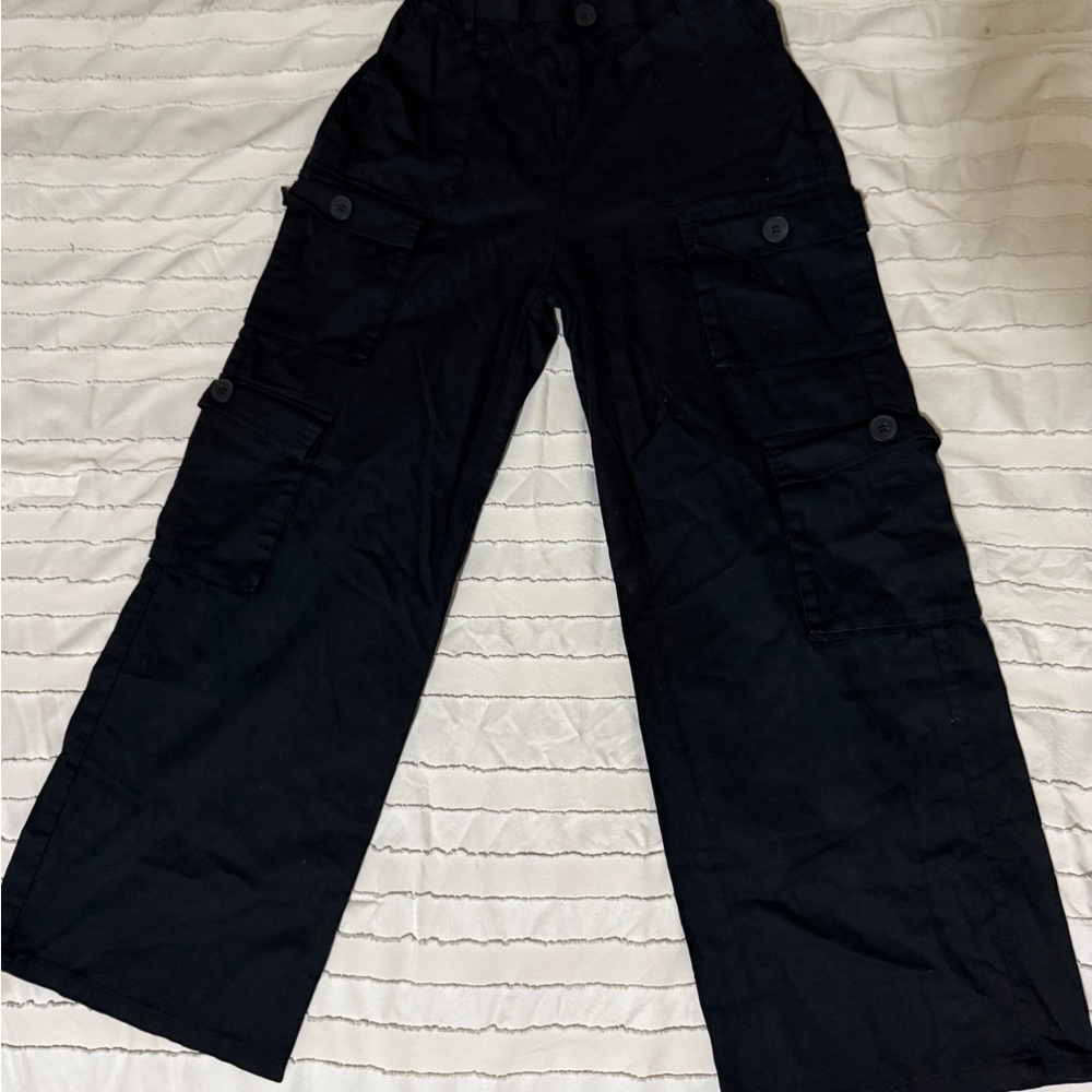 Black Cargo Pants